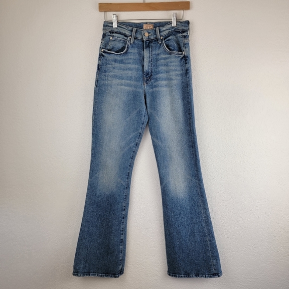 MOTHER The Desperado High Rise Flare Jeans in Secret Sister 27 - Picture 3 of 15